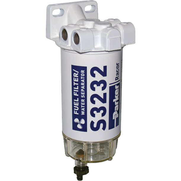Racor 10Micron Gas SpinOn Fuel/Water Seperator with Clear Bowl for
