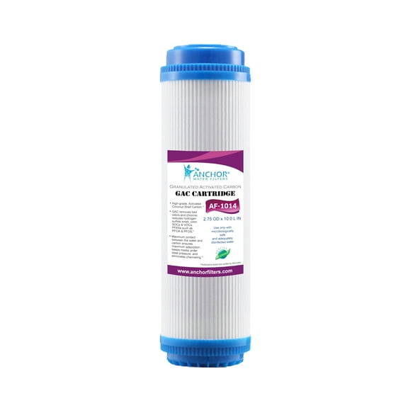 AF-1014 Granular Activated Carbon Filter Cartridge for 10" Housing