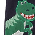 thumbnail image 5 of Toddler Boys Cotton Drawstring Elastic Sweatpants Cartoon Dinosaur Pattern Decoration, 5 of 8