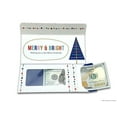 thumbnail image 5 of ZipGifts Holiday Card | Zip-Open Money Holder w/Clear Plastic Window for Cash, Check, & Gift Card (Holiday | Merry & Bright | 5-Pack), 5 of 7