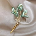 thumbnail image 4 of GKNET Flower Brooch Lapel Pin Rhinestone JewelryFor Women Broche Clothes Accessor_tu, 4 of 6