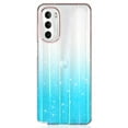 thumbnail image 4 of Moto G Stylus 2022 Case, Rosebono Bling Glitter Sparkle Laser Blue Ultra Transparent Skin Cover Shockproof Case for Motorola G Stylus 2022, 4 of 5