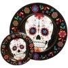 Day of the Dead Melamine Side Plates, 13 in.-Set of 2