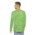 thumbnail image 5 of Abstract Tapered Sparkling Green Fashion Design Men's Long Sleeve AOP Shirt, 5 of 7