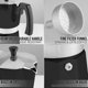 thumbnail image 2 of 12 tazas Moka Pot Espresso Zulay Premium, a prueba de fugas, color negro, 2 of 8