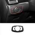 thumbnail image 2 of 2X Carbon Fiber Headlight Lamp Switch Cover Trim Control Button Frame for / Everest 2015-2021 Accessories, 2 of 6