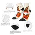 thumbnail image 5 of Naloa Halloween Gnomes1 Ankle Socks for Women Non Slip Socks No Show Socks Classic Low Cut Casual Socks Casual Socks, 5 of 7