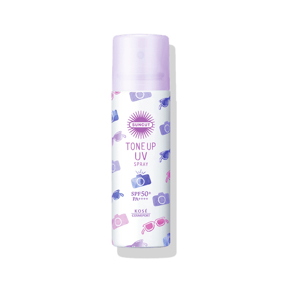 Kose Suncut Tone Up UV Spray Lavender SPF50+ PA++++ 60g