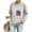 Light Gray, variant on Yungyresw Sweatshirt for Women 911 Memorial American Flag Raglan Long Sleeve Casual T-Shirt Vintage 25th Anniversary Twin Towers Graphic