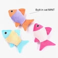 thumbnail image 5 of SPRING PARK 3Pcs Plush Cute Cat Fish Interactive Pet Kitty Toy Fish Plush Catnip Bite-resistant Chew Toy, 5 of 7