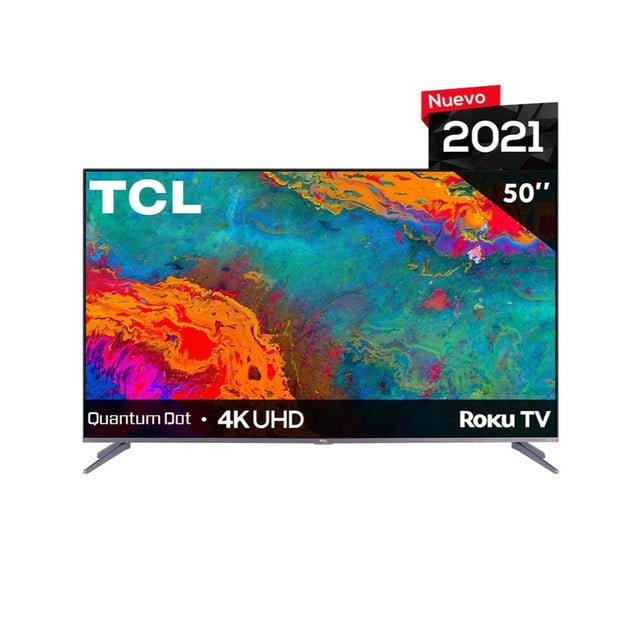 Tv 50 Pulgadas TCL Smart TV QLED 4K UHD 50S647 Roku TV