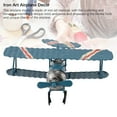 thumbnail image 4 of TOPINCN Vintage Airplane Decor Mini Small Model Plane for Decoration Photography Prop Retro Craft Ornament, 4 of 7