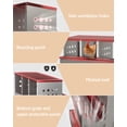 thumbnail image 5 of Eastvita Boîte de Nidification pour Poulet Montable au Mur - Design Enroulable/antirouille/perchoir Ventilé/étanche/6 Compartiments avec Pieds Rouges, 5 of 5