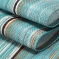 thumbnail image 4 of Mesa Camino 72" x 13", Retro Algod?n Lino Mesa Camino, Verde y Azul Unique Bargains caminos de mesa, 4 of 6