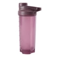 thumbnail image 4 of Mainstays 24oz Shaker Cup and Gym Water Bottle, Purple, with Twist on Lid and Ball, Plastic, 4 of 11