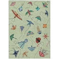 thumbnail image 2 of Addison Rugs Chantille Indoor/Outdoor Transitional Kids Aloe Machine Washable Rectangle Rug, 10' x 14', 2 of 8