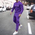 thumbnail image 2 of toraway Costume Homme Coupe Régulière Mode Sport Manches Longues Décontracté TTTG, 2 of 4