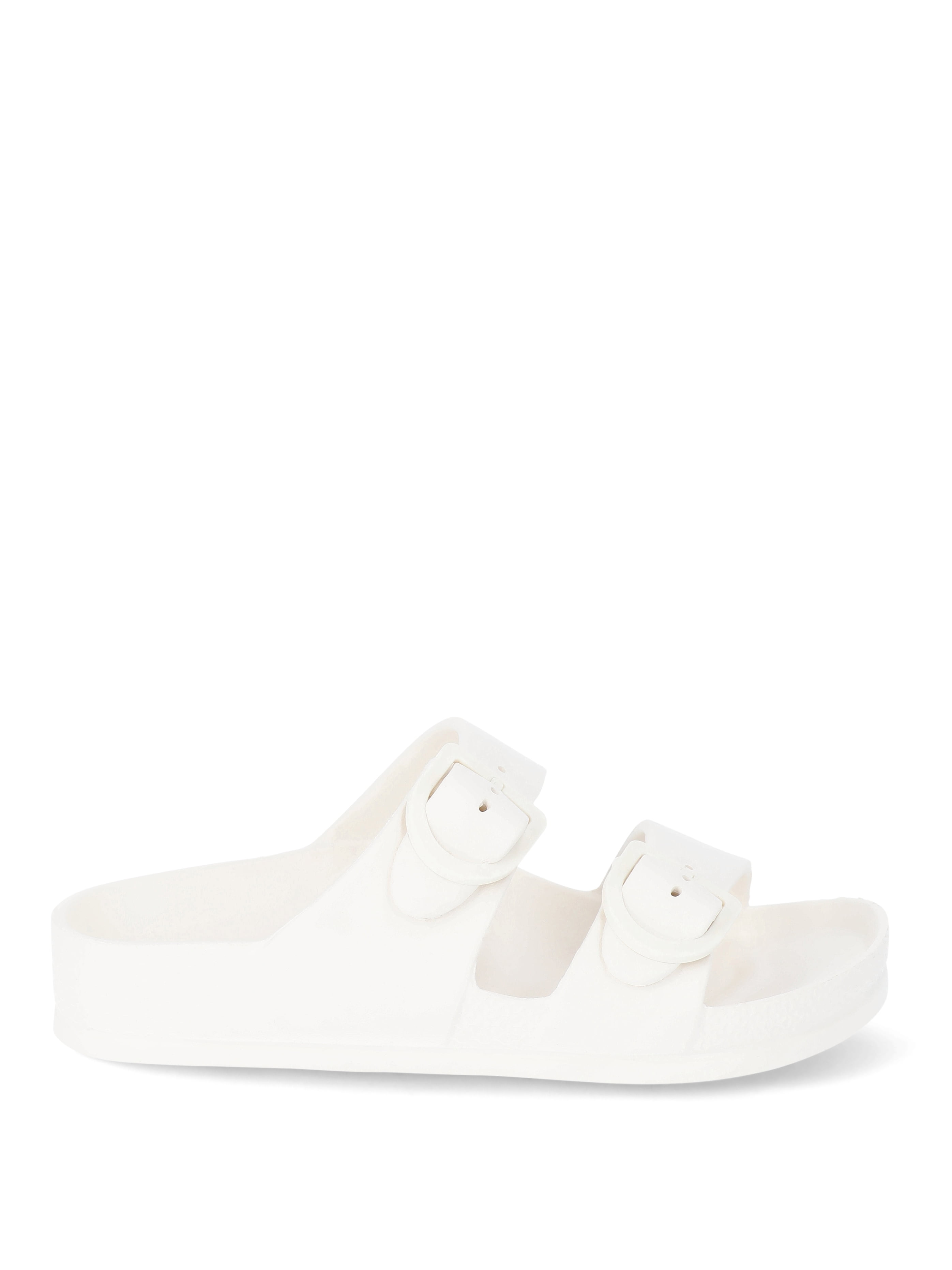 No Boundaries Women's Two Buckle EVA Slide Sandals