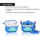 thumbnail image 5 of BRILLAR Funda de silicona para Airpods - Serie Cartoon (Stitch Blue), 5 of 5