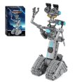 thumbnail image 1 of Johnny 5 Robot Building Toys Película Figuras de circuito abierto corto Modelo de robot Kit de construcción Decoración Juego de ladrillos de construcción para adultos y niños (368 piezas), 1 of 5