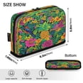 thumbnail image 3 of Wobogo Tropical Pineapple Large Capacity Durable Zippered Pencil Case Portable Stationery Storage Organizer Bag for Study Office Travel, 3 of 7