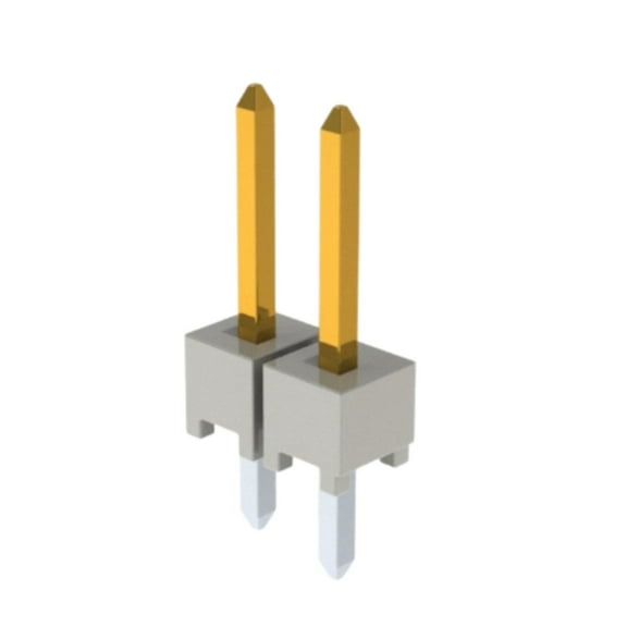 Pack of 7 HTSW-102-07-F-S Connector Header Through Hole 2 position 0.100 (2.54mm)