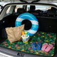 thumbnail image 2 of Yspwyqan Car Trunk Mat for SUV, Season-Resistant Cushioned Cargo Liner, Christmas Light Pine Easy Clean Auto, Universal Fit for Most Sedans SUVs Wagons for Holiday Use, 2 of 7