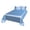 Blue #2, variant on Ice Silk Bed Sheet Set | Solid Color Queen Size Bedding | Cool Breathable Summer Sheets | Machine Washable