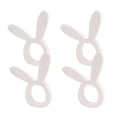 thumbnail image 1 of CIMAXIC easter 4PCS Creative Easter Napkin Ring Cartoon Rabbit Napkin Holder Fine Wooden Easter Napkin Stand Table Napkin Holder Decor for Hotel Store Home Party Use,3.82"X2.99"X0.47", 1 of 4