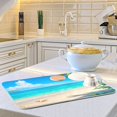 thumbnail image 6 of Sea Starfish on Summer Beach Dish Drying Mats Kitchen Mat Microfiber Counter Absorbent Dish Pad Drainer Rack 16"x18", 6 of 7