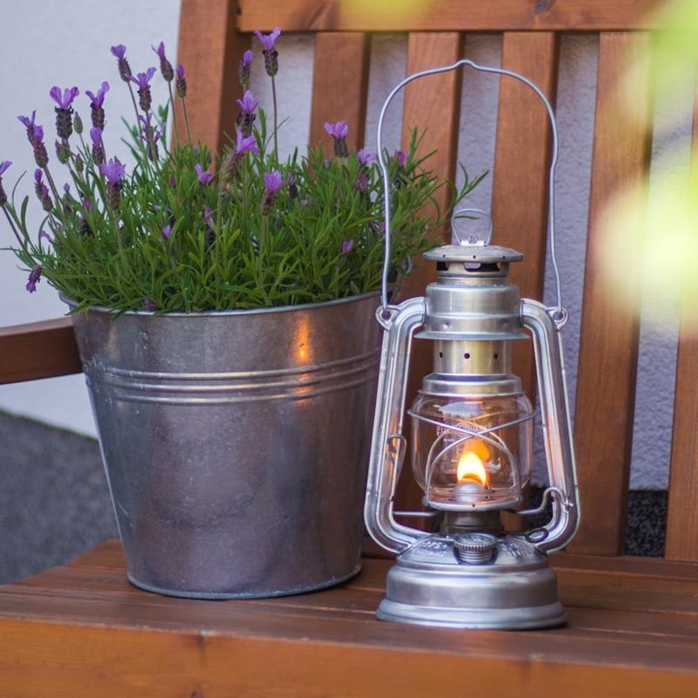  Feuerhand Outdoor Kerosene Fuel Lantern, Baby Special 276  Galvanized Hurricane Lamp for Camping or Patio, 10 Inches, Unpainted :  Tools & Home Improvement