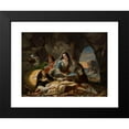 thumbnail image 2 of Marcel Saunier 18x14 Black Modern Framed Museum Art Print Titled - Don Juan Et Haidee (1839), 2 of 5