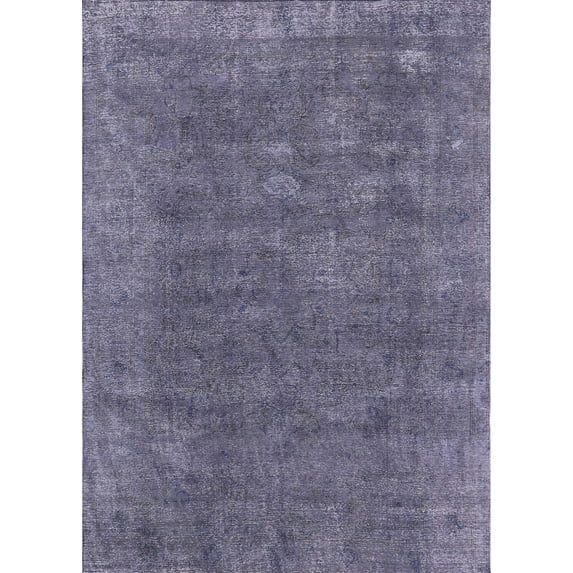 Ahgly Company Machine Washable Indoor Rectangle Industrial Modern Grape Purple Area Rugs, 4' x 6'