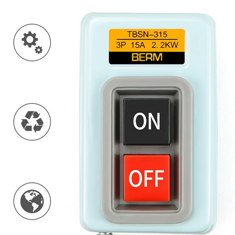 Push Button Switch 3 Phase