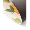 thumbnail image 5 of Unique Loom Comfort Mat Collection - Oranges (2'  x 5' Rectangle Light Pink/Green), 5 of 5