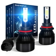 9007 8000K Ice Blue LED Headlight Bulbs Kit for Dodge Ram 1500 2500 03-05 Hi-Low Beam