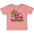 thumbnail image 3 of Inktastic My Dad is a Firefighter with Fire Truck Boys or Girls Baby T-Shirt, 3 of 5