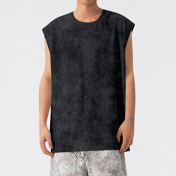 ZCFZJW Mens Workout Tank Tops Sleeveless Tee Shirts Men Muscle