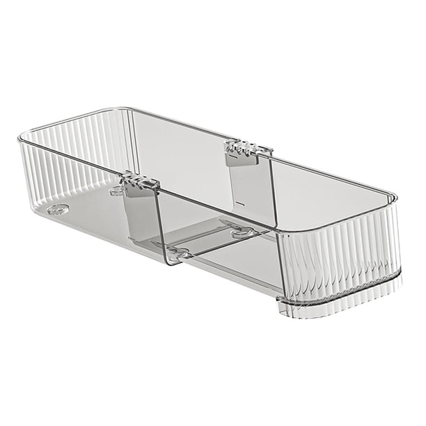 Caja de almacenamiento organizadora de cajones retráctil, organización del hogar, bandeja organizadora de cajones de tocador multiusos para cocina y M
