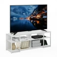 thumbnail image 2 of Furinno CAMNUS Modern Living TV Stand for TVs up to 65 Inch, White/White, 2 of 5