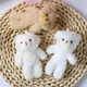 thumbnail image 5 of Kawaii Bear Stuffed Plush Toys Cute Animal Bear Plush Doll Keychain Children Girl Bag Pendent Wedding Decoration Valentine's Day, 5 of 5