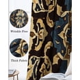 thumbnail image 3 of Retro Geometric Kitchen Curtains Vintage Abstract Art Cafe Short Curtains for Bathroom Blackout Window Curtain Grommet Small Window Treatment Tier Drapes for Bedroom Living Room 27.5"x39"x2, 3 of 9