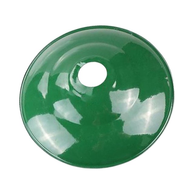 Vintage Enamel Light Shade Bulb Guard Green Replacement Multi Style Enamel Pendant Functional 30cm Shallow