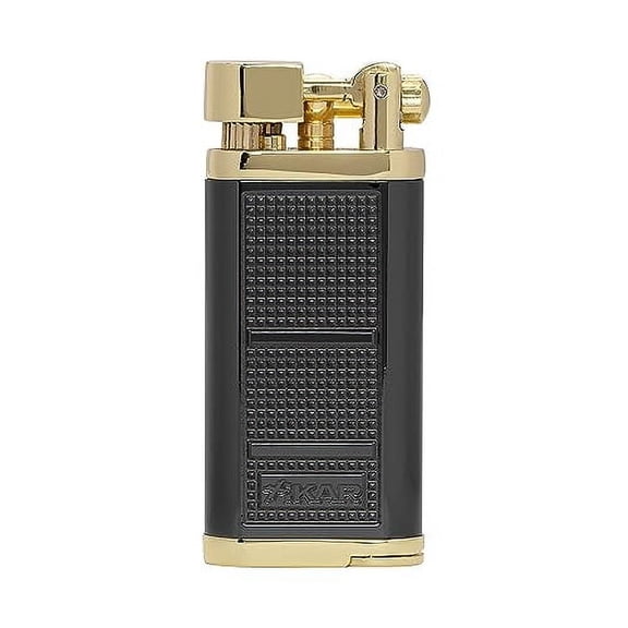 XIKAR® Pipeline Soft Flame Lighter Black & Gold