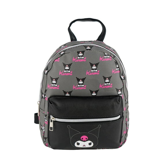 Kuromi 10 inches PU Small Backpack