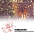 thumbnail image 1 of 60pcs Mini Multi Purpose Metal S Hooks with Lightweight Portable Design for Christmas Tree Decoration, 1 of 7