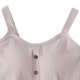 thumbnail image 5 of TaTaai Women Fashion Sleeveless Tank Top Crew Neck Solid Color Short Button Design With Chest Pad Breathable Non See-through Machine Washable Versatile Daily Wear Top Gift, 5 of 5