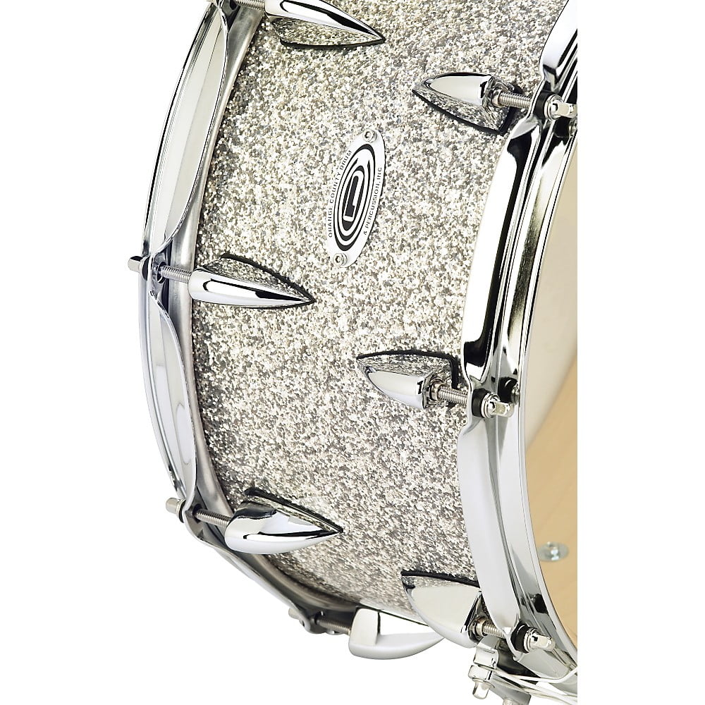 Orange County Drum & Percussion Maple Snare 7 x 14, Silver