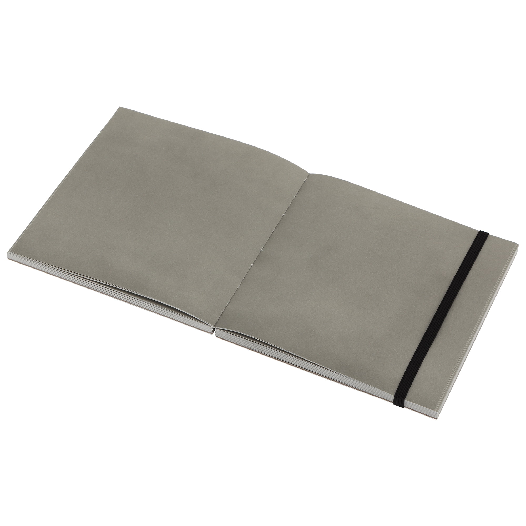 SoHo Urban Artist Brick Sketchbook Journals for Sketching, Drawing, Colored Pencils, Graphite, and more - Grey 5.5"x5.5" (100 GSM, 80 Sheets) - 2 Pack