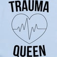 thumbnail image 2 of CafePress - Trauma Queen Baby Light Bodysuit - Baby Light Bodysuit, Size Newborn - 24 Months, 2 of 4